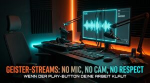 Geister-Streams: No Cam, No Mic, No Respect