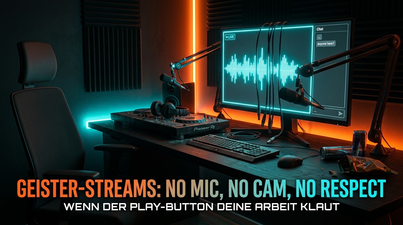 Geister-Streams: No Cam, No Mic, No Respect Geister-Streams: No Cam, No Mic, No Respect